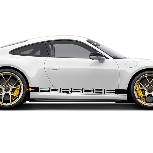 Porsche 911 Side Stripes Kit Decal Sticker