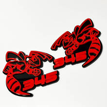 Hornet Bee 345 3D Badge - Custom Fender Grille Tailgate Badges Emblem for Cars & Trucks 2