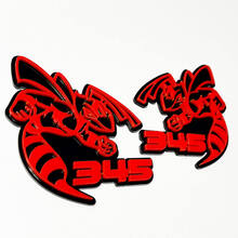Hornet Bee 345 3D Badge - Custom Fender Grille Tailgate Badges Emblem for Cars & Trucks 3