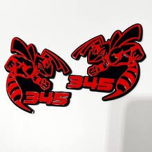 Hornet Bee 345 3D Badge - Custom Fender Grille Tailgate Badges Emblem for Cars & Trucks 5