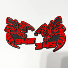 Hornet Bee 345 3D Badge - Custom Fender Grille Tailgate Badges Emblem for Cars & Trucks 2 2