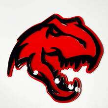 Dinosaur T-Rex TRX 3D Badge - Custom Fender Grille Tailgate Badges Emblem 2