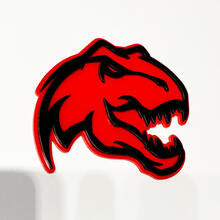 Dinosaur T-Rex TRX 3D Badge - Custom Fender Grille Tailgate Badges Emblem 5