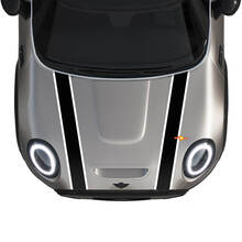 MINI John Cooper Works AC Schnitzer Hood And Side Doors Stripes Rally Decal and graphics sticker
 2