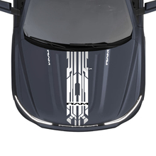 Hood Central Modern Stripes for Dodge RAM 1500 REV Vinyl Decals Stickers Graphics 2 2