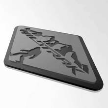 Bronco Wildtrak Bigfoot Yeti Sasquatch Fender Badges Tailgate Emblem 3D Badge 2