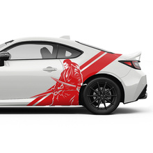 Japan Samurai Doors Side Stripes Graphics Decals Stickers for Toyota GR86 Supra 2