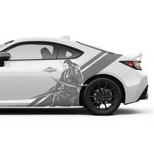 Japan Samurai Doors Side Stripes Graphics Decals Stickers for Toyota GR86 Supra 3