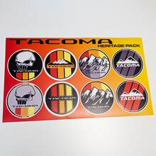 Tacoma Heritage Retro Vintage Old Style Sticker Pack Decals Graphics Racing Stripes for Toyota
 3