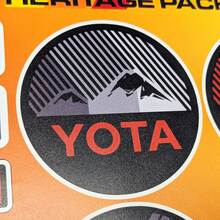 Yota Heritage Retro Vintage Old Style Sticker Pack Decals Graphics for Toyota 3
