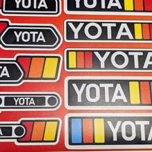 Yota Heritage Retro Vintage Old Style Sticker Pack Decals Graphics for Toyota 4