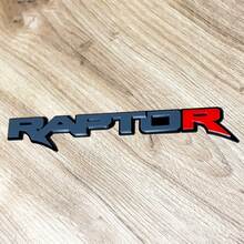 Raptor Red R 3D Badge Fender Tailgate Badges Emblem 2