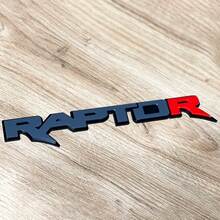 Raptor Red R 3D Badge Fender Tailgate Badges Emblem 3