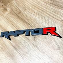 Raptor Red R 3D Badge Fender Tailgate Badges Emblem 5