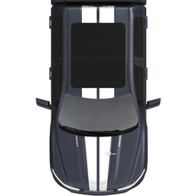 Hood and Roof Dual Central Stripes for Dodge RAM 1500 REV Vinyl Decals Stickers Graphics 2