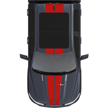 Hood and Roof Dual Central Stripes for Dodge RAM 1500 REV Vinyl Decals Stickers Graphics 3