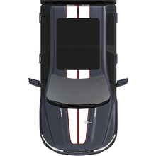 Hood and Roof Dual Central Stripes for Dodge RAM 1500 REV Vinyl Decals Stickers Graphics 3 2