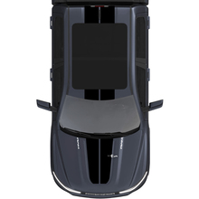 Hood and Roof Dual Central Stripes for Dodge RAM 1500 REV Vinyl Decals Stickers Graphics 3 3