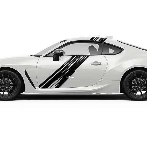 Doors Side Stripes Graphics Decals Stickers for Toyota GR86 Supra
