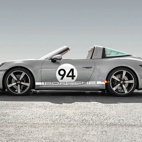 Porsche 911 Targa 4S Heritage Design Edition Style Kit Decal Sticker