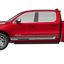 Side Rocker Heritage Panel Stripes Vinyl Decals Stickers Graphics for Dodge RAM 1500 TUNGSTEN
 2