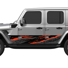 Camo Splash Wrap Side Doors Vinyl decal sticker fit Jeep Wrangler 2