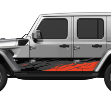 Camo Splash Wrap Side Doors Vinyl decal sticker fit Jeep Wrangler 2 2