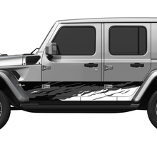 Camo Splash Wrap Side Doors Vinyl decal sticker fit Jeep Wrangler 2 3