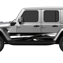 Camo Splash Wrap Side Doors Vinyl decal sticker fit Jeep Wrangler 4 3