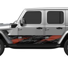 Camo Splash Wrap Side Doors Vinyl decal sticker fit Jeep Wrangler 5 2