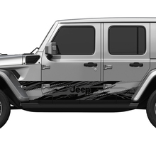 Camo Splash Wrap Side Doors Vinyl decal sticker fit Jeep Wrangler 5 3
