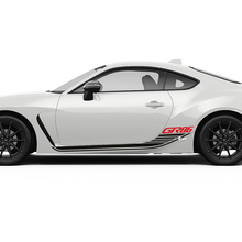 Doors Side Stripes Strobe Graphics Decals Stickers for Toyota GR86  2