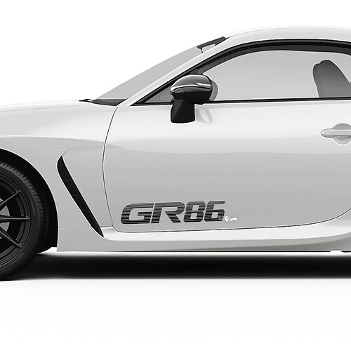 Doors Side Strobe Graphics Decals Stickers for Toyota GR86