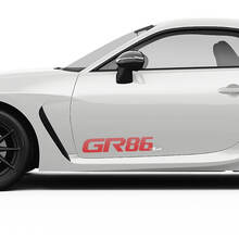 Doors Side Strobe Graphics Decals Stickers for Toyota GR86 3