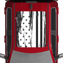 USA American Flag Distressed Vinyl Decals Stickers Graphics for Dodge RAM 1500 TUNGSTEN Panoramic Moonroof 2
 3