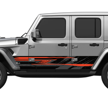 Camo Lines Splash Wrap Side Doors Vinyl decal sticker fit Jeep Wrangler 2