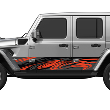 Camo Tribal Splash Wrap Side Doors Vinyl decal sticker fit Jeep Wrangler 2