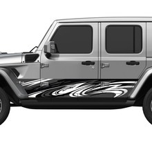 Camo Tribal Splash Wrap Side Doors Vinyl decal sticker fit Jeep Wrangler 3