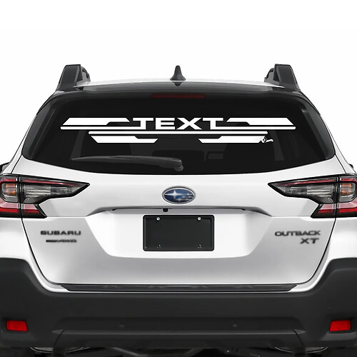 Rear Window Wings Vinyl Sticker Decal Graphic for Suba Outback
