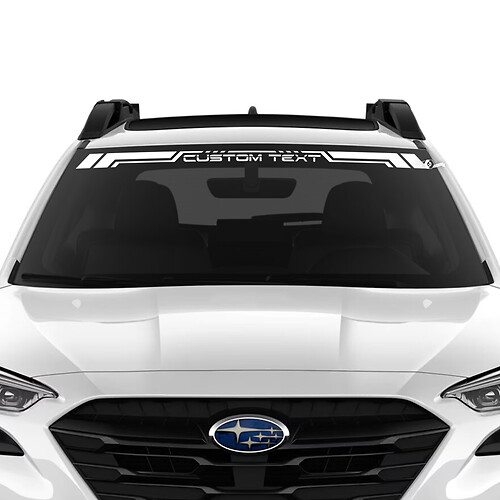Windshield Stripes Vinyl Sticker Decal Graphic for Suba Outback
