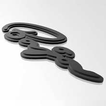 Shelby Baja Raptor 3D Badge – Custom Fender Emblem for Ford Raptor Black 2