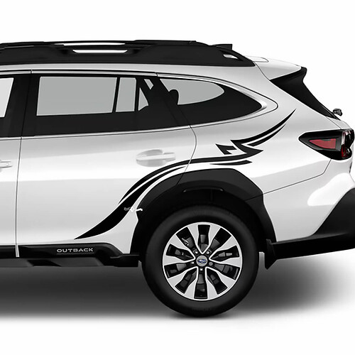 Side Rear Side Tribal Vinyl Sticker Decal Graphic for Suba Outback