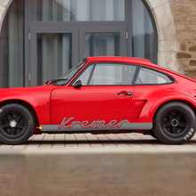 Porsche 911 Carrera Custom Name Stripes Side Decal Sticker 2 colors
 2