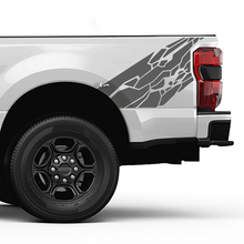 Bed Side Splash Grunge Skin Style Decal Kit Vinyl Sticker Set Side Graphics 2