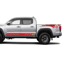 Tacoma 4x4 off road Rear BedSide Rocker Panel Stripes Vinyl Decal Sticker for Toyota Tacoma 3