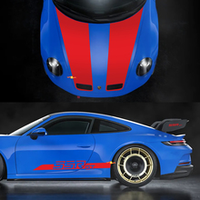Porsche SSR GT Carrera Stripes – Side and hood Decal Sticker 3