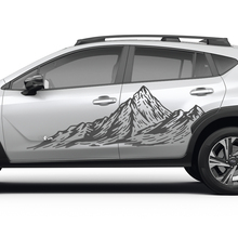 Side Doors Landscape Mountains Vinyl Decal - Graphic Sticker ajuste universal Suba
 3