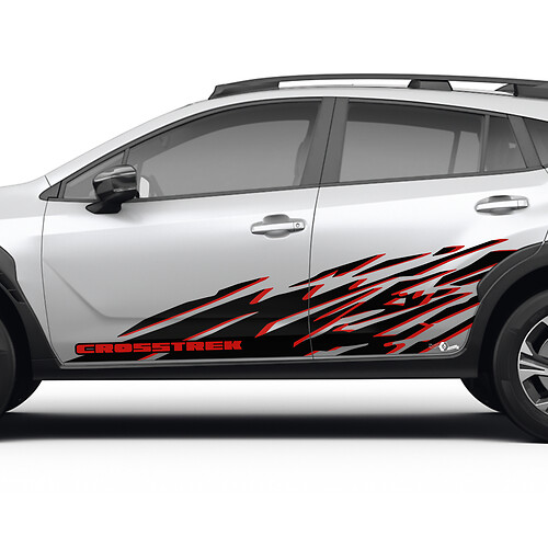 Side Doors Splash Vinyl Decal - Graphic Sticker universal fit Suba Crosstrek
