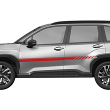 Side Doors Stripes Vinyl Decal - Graphic Sticker universal fit Suba Forester 2