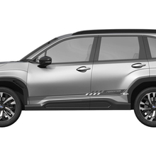 Side Doors Checkered Stripes Vinyl Decal - Graphic Sticker universal fit Suba Forester 2